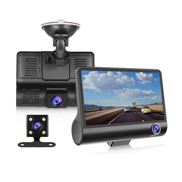 Touch Screen Front and Rear Dual Camera Car Dash Cam Ultra Clear Car Rear View Mirror Recorder Touch Screen Front and Rear Dual Camera Car Dash Cam Ultra Clear Car Rear View Mirror Recorder